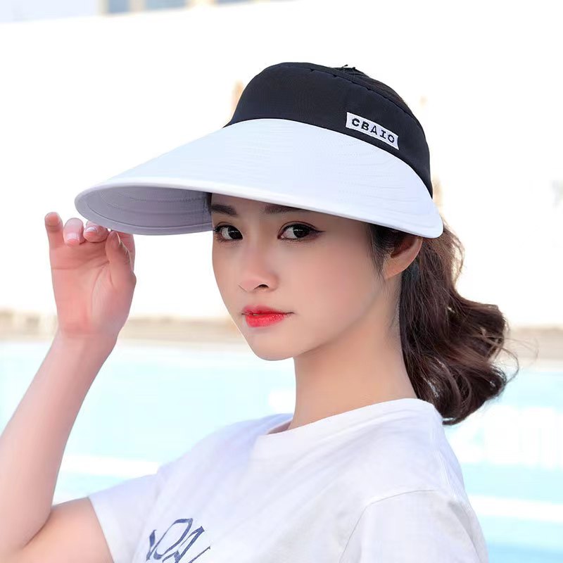 2024 NEW women summer sun viso - Packable Hat Nylon ulasan dan harga