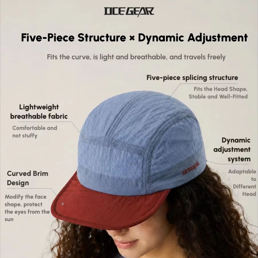 30g Ultralight 5 Panel Hiking  - Packable Hat Nylon ulasan dan harga