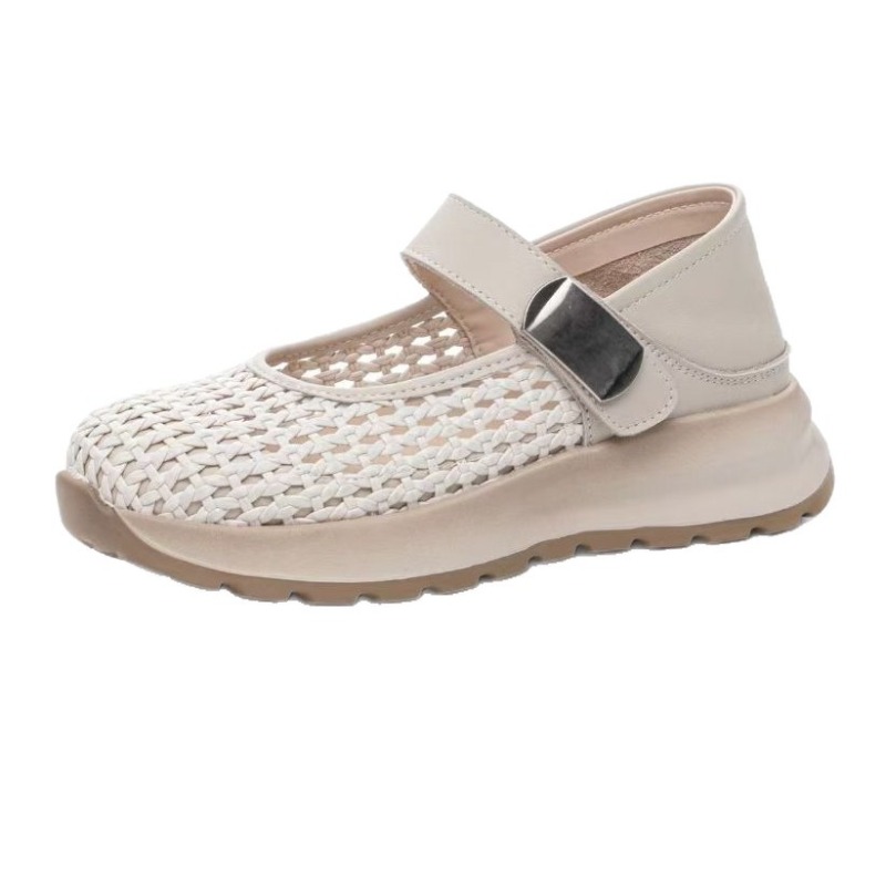 Women's Genuine Leather Braide - Espadrille Slip On ulasan dan harga