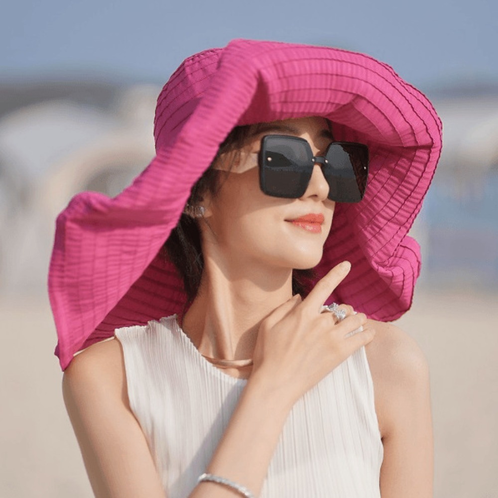 Packable Bowknot DIY Moldable  - Packable Hat Nylon ulasan dan harga