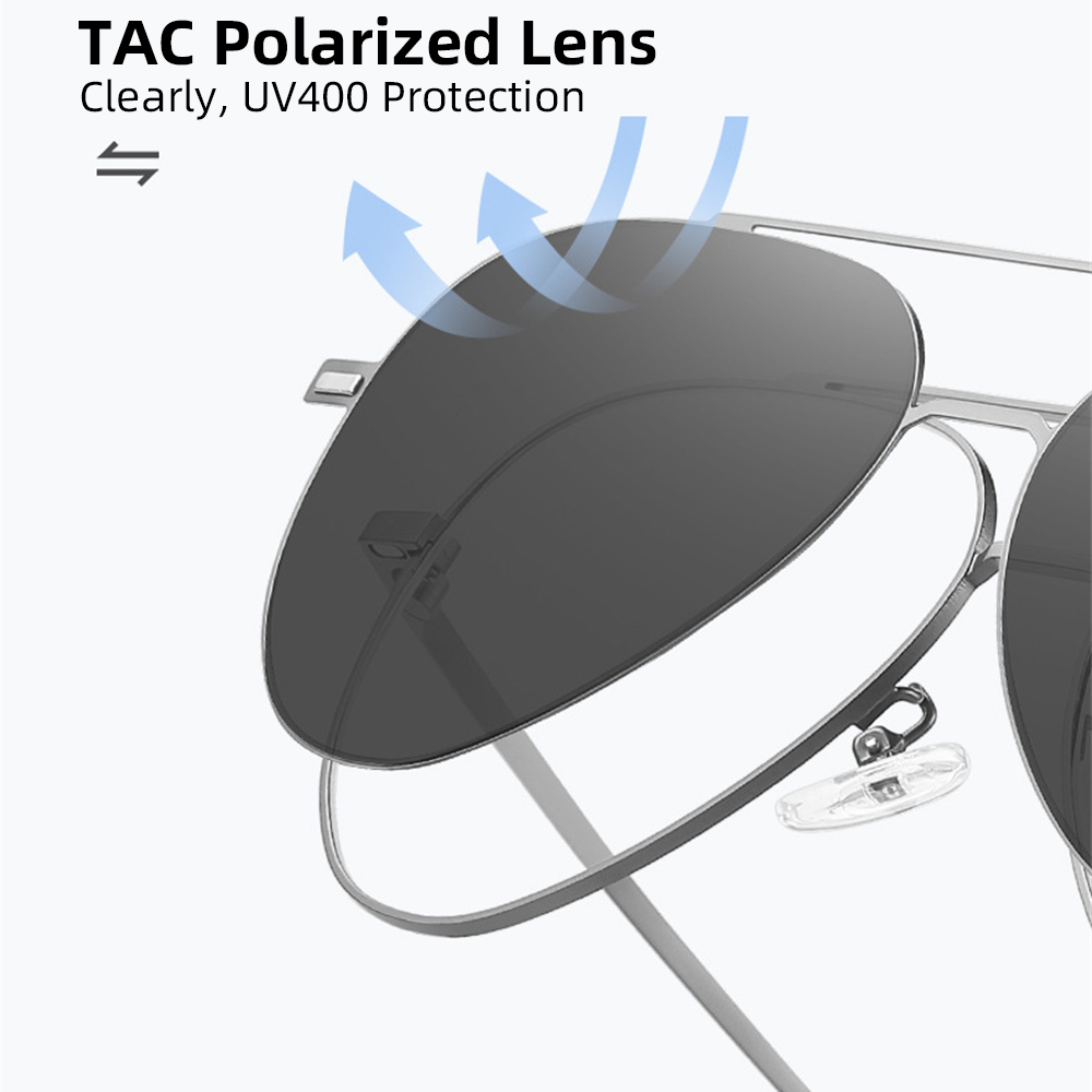 VIVIBEE Aviation Magnetic Pola - Sunglasses Aviator Polarized ulasan dan harga