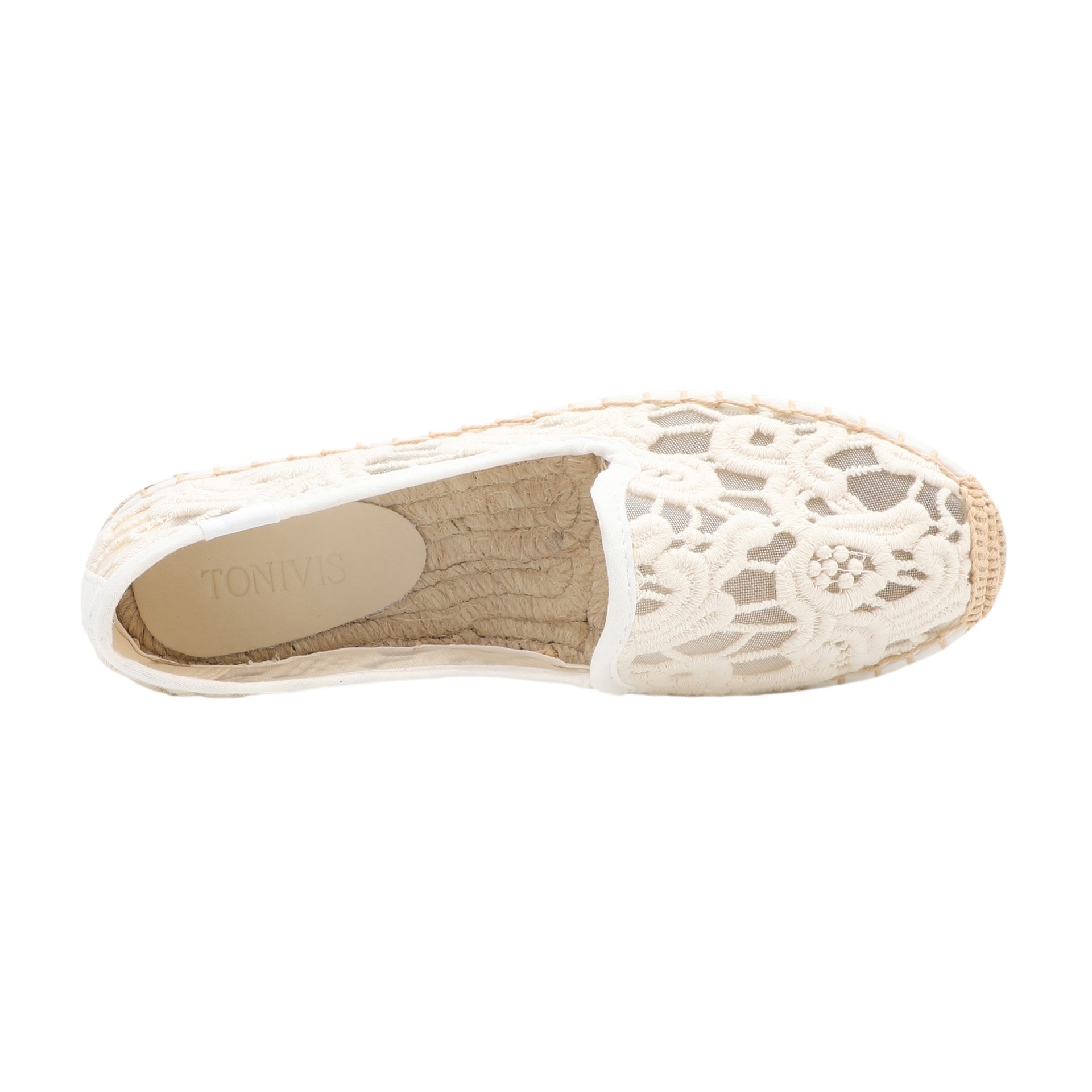 Women Lace Espadrilles Flats S - Espadrille Slip On ulasan dan harga